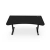 Žaidimų stalas Arozzi Arena Gaming Desk, Reguliuojamo aukščio 710-810mm, Juodas