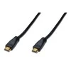 Assmann Electronic DIGITUS HDMI didelės spartos A tipo jungties kabelis su stiprintuvu. M/M 15.0m Full HD CE auksinis bl