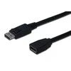Assmann Electronic ASSMANN DisplayPort ilgintuvas AWG 28 2xshielded juodas DP M/DP F 2m
