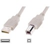 Assmann Electronic Kabelis USB 2.0 (A - B) juodas, 1.8m