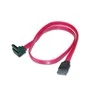 Assmann Electronic ASSMANN SATA jungties laidas, SATA 7pin, L-type, 90°/F - SATA 7pin, L-type/F, 0.5m, tiesus, SATA II/III, raudonas AK-400104-005-R