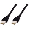 Assmann Electronic ASSMANN USB jungties kabelis tipas A M/M 1.8m USB 2.0 suderinamas bl