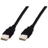 Assmann Electronic ASSMANN USB jungties kabelis tipas A M/M 1.8m USB 2.0 suderinamas bl