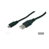 Assmann Electronic DIGITUS USB2.0 kabelis USB A kištukas micro USB kištukas 1m juodas urmu