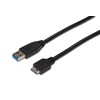 Assmann Electronic ASSMANN USB 3.0 jungties kabelis USB A - Micro USB B M/M 0.25m USB 3.0 atitinka UL bl