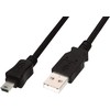 Assmann Electronic DIGITUS USB 2.0 jungties kabelis tipas A - mini B 5pin M/M 3.0m USB 2.0 atitinka UL bl