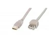 Assmann Electronic ASSMANN USB2.0 ilgintuvas 5m USB A/M į A/F masinis juodas