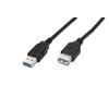 Assmann Electronic DIGITUS USB 3.0 ilgintuvas A tipas M/F 1.8m USB 3.0 atitinka bl