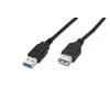 Assmann Electronic ASSMANN USB3.0 ilgintuvas 3m USB A / M į A / F masinis juodas