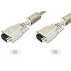 Digitus Assmann Electronic ASSMANN Ekranas kabelis 3m masinis smėlio spalvos ekranuotas AWG28