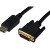 Assmann Electronic DIGITUS adapterio laidas DisplayPort DVI-D 24+1 M/M skaitmeninis Full HD Dual Link 3m AWG32