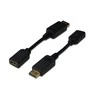 Assmann Electronic „Assmann“ elektroninio DIGITUS adapterio kabelio ekranasPrievadas HDMI M/F 0,15 m AW28