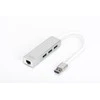 Assmann Electronic DIGITUS USB3.0 3 prievadų HUB & GLAN adapteriai 3xUSB A/F 1xUSB A/M 1xRJ45 LAN