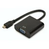 Assmann Electronic DIGITUS keitiklis micro-HDMI į VGA micro HDMI kištukas VGA D-Sub jungtis 3,5 mm garso lizdas juodas