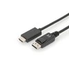 Assmann Electronic DIGITUS DisplayPort Adapteris Cable DP - HDMI Type A St / St 2.0m w / War. DP 1.2 HDMI 2.0 4K / 60Hz CE juodas