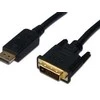 Assmann Electronic ASSMANN DisplayPort adapterio kabelis DP - DVI 24+1 M/M 2.0m su blokavimu DP 1.1a suderinamas