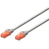 Assmann Electronic DIGITUS CAT 6 U-UTP patch kabelis Cu LSZH AWG 26/7 ilgio 15 m spalvotas pilkas