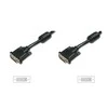 Assmann Electronic DIGITUS VGA laidinis kabelis DVI 5m Dual Link 2Ferrit Cores K8 bulk 24+1 AWG28 max. 2560x1600