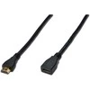 Assmann Electronic Assmann elektroninis DIGITUS HDMI prailginimo kabelis 4K/Ultra HD ir 3D + Ethernet jungtis 5 m