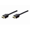 Assmann Electronic DIGITUS HDMI laidas High Speed su Ethernet TYP A 1.4 AWG32 auksinis M/M 2xekranuotas juodas/pilkas 5.0m