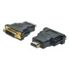 Assmann Electronic ASSMANN HDMI adapteris tipas A - DVI-I(24+5) M/F Full HD bl