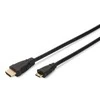 Assmann Electronic ASSMANN HDMI High Speed jungties kabelis tipas C - tipas A M M 2.0m Ultra HD 24p auksinis bl
