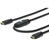 Assmann Electronic ASSMANN HDMI didelės spartos A tipo jungties kabelis su stiprintuvu. M/M 10.0mw/Ethernet Ultra HD 24p CE auksinis bl
