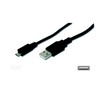Assmann Electronic DIGITUS USB jungties kabelis tipas A - micro B M/M 1.0m USB 2.0 suderinamas bl