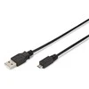Assmann Electronic DIGITUS USB jungties kabelis tipas A - micro B M/M 1.0m USB 2.0 suderinamas bl
