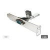 Premiumcord DIGITUS Serial Slot Bracket Bracket adapterio kabelis, DB9, D-Sub9/M - IDC 2x5pin/F, 0,25m, AK-610300-003E