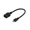 Assmann Electronic ASSMANN OTG kabelis USB micro-B St iki USB-A Bu 20cm