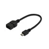 Assmann Electronic ASSMANN OTG kabelis USB micro-B St iki USB-A Bu 20cm