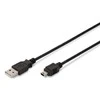 Assmann Electronic DIGITUS USB2.0 kabelis USB A auf USB mini B 5pin M/M smėlio spalvos 2m masinis