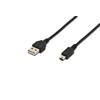 Assmann Electronic ASSMANN USB 2.0 prijungimo kabelis tipas A - mini B 5pin M/M 1.8m USB 2.0 atitinka UL bl