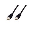 Assmann Electronic ASSMANN USB jungties kabelis tipas A M/M 1.8m USB 2.0 suderinamas bl