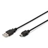 Assmann Electronic DIGITUS USB 2.0 jungties kabelis tipas A - mini B 5pin M/M 1.0m USB 2.0 conform bl