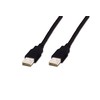Assmann Electronic ASSMANN USB jungties kabelis tipas A M/M 1.0m USB 2.0 suderinamas bl