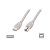 Assmann Electronic ASSMANN 10X USB2.0 kabelis 3.0m USB A zu USB B masinis smėlio spalvos