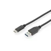 Assmann Electronic ASSMANN USB Type-C jungiamasis kabelis Type C iki AM/M 1,0m visas funkcijas Gen2 3A 10GB 3.1 Version CE bl