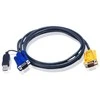 ATEN 2L-5203UP ATEN KVM kabelis (HD15-SVGA, USB, USB) - 3 m