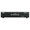 Przełącznik Aten Aten 4-Port USB DVI Dual Ekranas Secure KVM, 3840 x 2160 pikselių, 4K Ultra HD, 7.8 W, Juodas