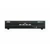 Przełącznik Aten Aten 4-Port USB DVI Dual Ekranas Secure KVM, 3840 x 2160 pikselių, 4K Ultra HD, 7.8 W, Juodas