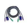 Aten PS/2 - PS/2, 1.8m, Juodas (2L-5002P/C)