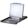 ATEN CL5708IN-ATA-AG ATEN KVM 8 prievadų LCD LED 19 + klaviatūra + jutiklinė plokštė USB-PS/2, IP administratorius