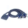 Aten 4 prievadų USB VGA/garso kabelio KVM jungiklis | Aten | 4 prievadų USB VGA / garso kabelio KVM jungiklis (0,9 m, 1,2 m)