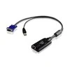 Aten USB VGA Virtual Media KVM Adapteris | Aten | Adapteriai | USB VGA virtualios laikmenos KVM adapteris | 1 x RJ-45 Moteris, 1 x A tipo USB vyris 1 x HDB-15 Vyras