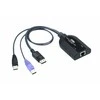 „Aten“ USB „DisplayPort“ virtualios medijos KVM adapterio kabelis (palaiko išmaniųjų kortelių skaitytuvą ir garso įterpimo įrenginį) | „Aten“ | USB „DisplayPort“ virtualios medijos KVM adapterio kabelis (palaiko išmaniųjų kortelių skaitytuvą ir garso įterpimo įrenginį)
