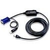 Aten USB VGA KVM adapteris (5M kabelis) | Aten | USB VGA KVM adapteris | KA7970-AX | 1 x RJ-45 Patinas su 4,5 m Cat 5, 1 x USB Type A Patinas, 1 x HDB-15 Patinas
