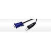 Aten USB VGA KVM adapteris (5M kabelis) | Aten | USB VGA KVM adapteris | KA7970-AX | 1 x RJ-45 Patinas su 4,5 m Cat 5, 1 x USB Type A Patinas, 1 x HDB-15 Patinas