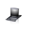 Aten | 8 prievadų Cat 5 dviejų bėgelių 17" LCD KVM komutatorius su Daisy Chain prievadu | KL1508AM-AXA-AG | 1 x USB A tipo lizdas